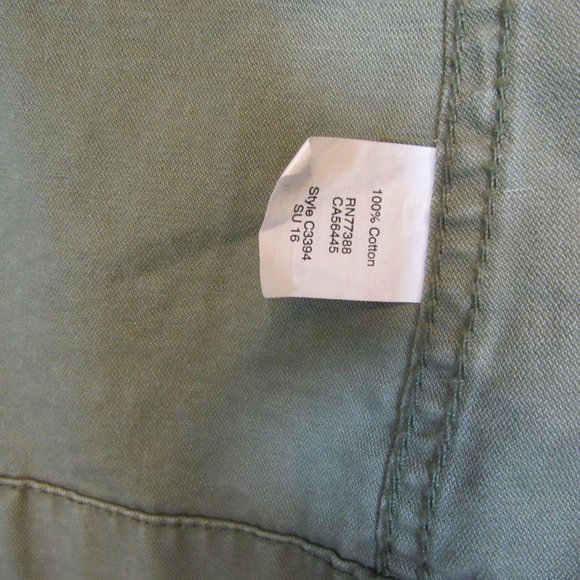Madewell Military Olive Green Anorak Drawstring Waist Zip Up Jacket Coat… - Picture 3 of 7